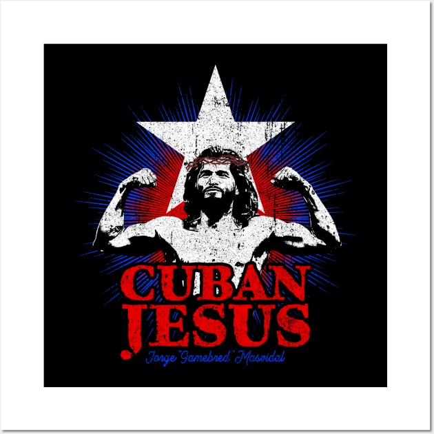 Cuban Jesus - Jorge Masvidal Wall Art by huckblade